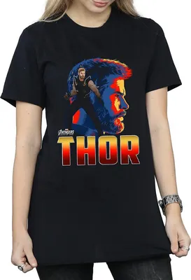 Produktbild von Avengers Infinity War - T-Shirt für Damen BI534 (S) (Schwarz)