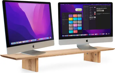 Produktbild von Monitorständer für 2 Eiche