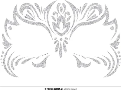 Image de Guirca Fantaisie de visage pailleté One Size