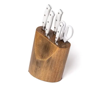 Produktbild von ARCOS 235024 1tlg. Küchenset 4-tlg. Serie Riviera Blanc + Schere + Holzblock
