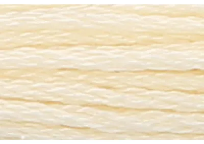Image de Fil à tricoter Anchor Sticktwist, 8 mètres, couleur crème, en coton, référence 275, 6 brins