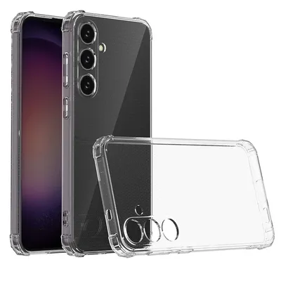 Image de Coque de protection en TPU anti-chocs pour Samsung Galaxy S24 Plus, transparente