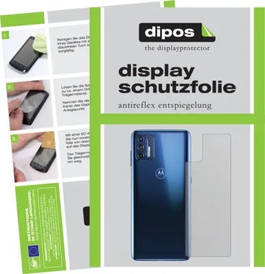 Produktbild von 5x Schutzfolie für Motorola Moto G9 Plus Rückseite Display Folie matt