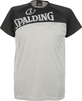 Produktbild von Spalding Street T-Shirt grau melange/schwarz M