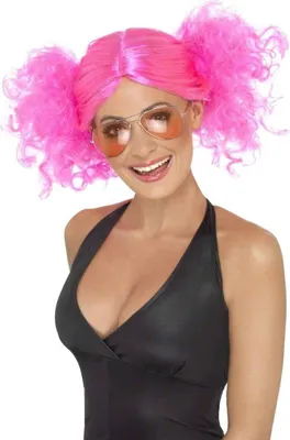 Produktbild von Perücke pink rosa für Damen