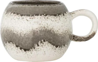 Produktbild von Bloomingville 82072663, Einzelbild, 0,41 l, Grau, Steingut, Tasse, Universal
