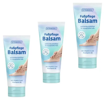 Produktbild von 3x100ml VITAWOHL Fußpflege Balsam