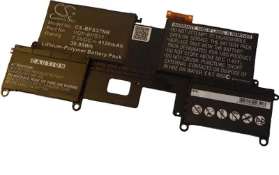 Produktbild von vhbw Akku Ersatz für Sony VGP-BPS37, VGP-BPSE38 für Notebook (4120 mAh, 7,5 V, Li-Polymer) - Infochip