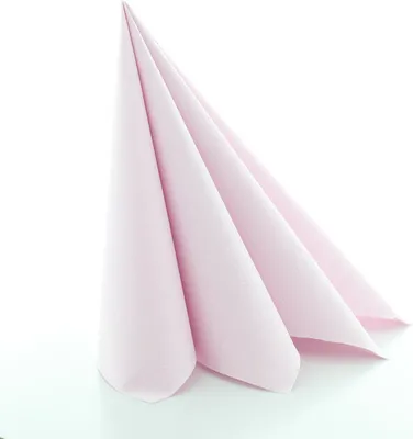 Produktbild von Sovie HORECA Serviette in Hellrosa aus Linclass® Airlaid  40 x 40 cm, 50 Stück