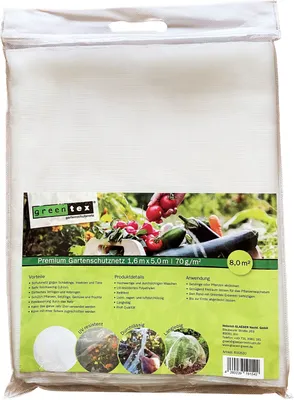 Produktbild von greentex® Gartenschutznetz 8m² | 1,6m x 5m