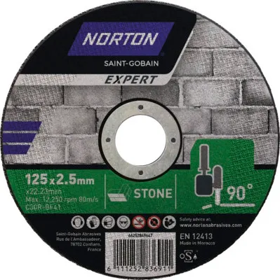 Produktbild von Expert Trennscheibe Norton Stein Ø 125x22,23 mm, 25 Stück