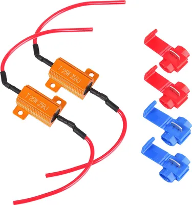 Produktbild von 2pcs 25W 25ohm LED Load Resistor für Schaltsignal-Lizenzplattenleuchten & DRL