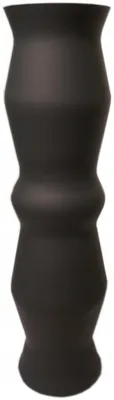 Produktbild von Multiitem H70 Hohe Glasvase Schwarz Matt Skandinavisch Industrial