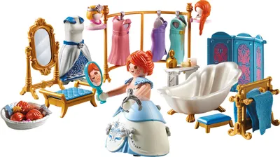 Produktbild von PLAYMOBIL Princess 70454 Ankleidezimmer mit Badewanne