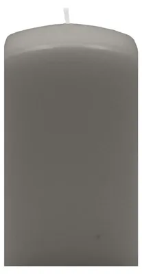 Produktbild von Quader Kerzen Grau 15 x Ø 6/6 cm, 4 Stück
