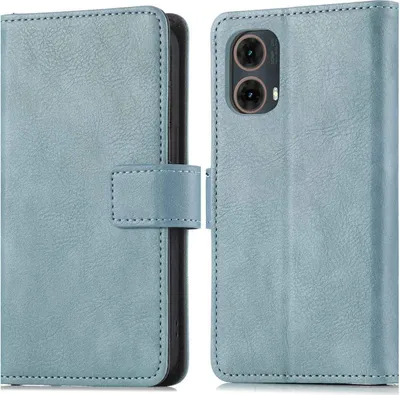 Zdjęcie produktu dla imoshion Luxe Bookcase dla Motorola Moto G85 - Jasnoniebieski