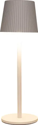 Produktbild von Tragbare Tischleuchte Glambiance - weis - 27 cm - Beruhrungssensor - drahtlos/aufladbar USB - innen/