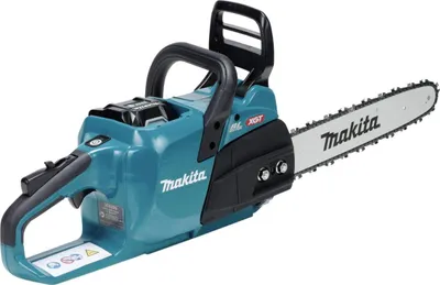 Produktbild von Makita Piła Łańcuchowa 40V XGT UC025GT101, Kettensäge 35cm, Akku 5,0Ah, Leistungsstark und Ergonomisch zum Schneiden von Holz und Hecken.