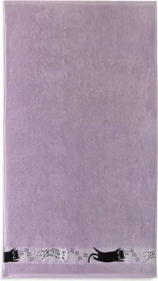 Immagine prodotto di Asciugamano, asciugamano in cotone per bambini gatti 30x50 viola
