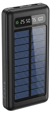 Obrázek produktu pro Setty Solární powerbanka SLR-100, 10000 mAh, černá
