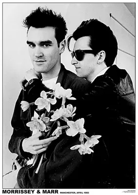 Produktbild von Morrissey & Marr - The Smiths - Manchester, 1983 - Plakat - 59x84 cm