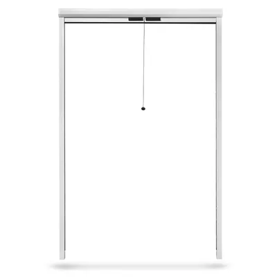 Produktbild von Fliegengitter Insektenschutz Fenster Rollo Alurahmen Bausatz Insektenschutzrollo,Farbe:weiß (RAL9010),Größe (Breite x Höhe):60 x 100 cm