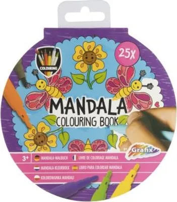 Immagine prodotto di Libro da colorare Grafix Mandala - Farfalle