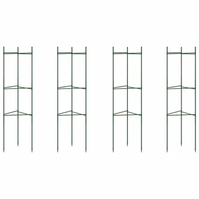 Produktbild von vidaXL Tomatenkäfige 4 Stk. 116 cm Stahl und PP