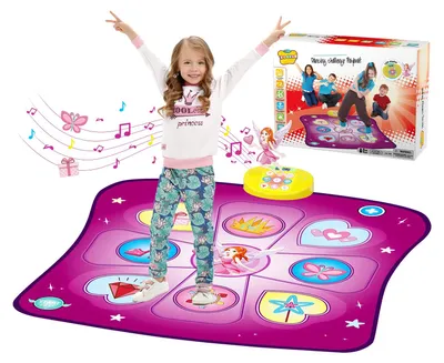 Immagine prodotto di Tappetino da ballo per bambini, giocattolo, regalo per bambine e bambini, età 3, 4, 5, 6, 7, 8 anni