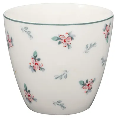 Produktbild von Greengate Jalia Latte Cup white 0,35l