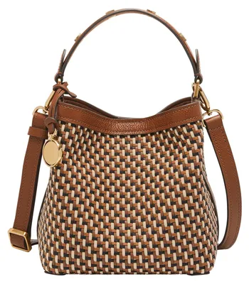 Produktbild von FOSSIL Umhängetasche Handtasche Jessie Bucket Crossbody Bag Brown braun