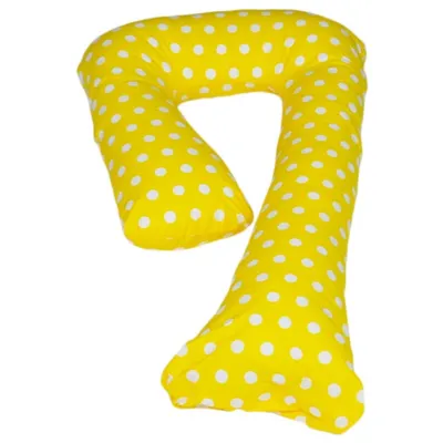 Image de Coussin à pois jaunes avant/après la naissance