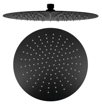 Immagine prodotto di Sapho Slim - Soffione doccia, diametro 300 mm, nero opaco MS573B