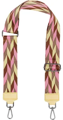 Produktbild von styleBREAKER Breiter Taschen Schulterriemen verstellbar mit Rauten Muster, Wechsel Taschengurt, Handyband, Handykette 02013031