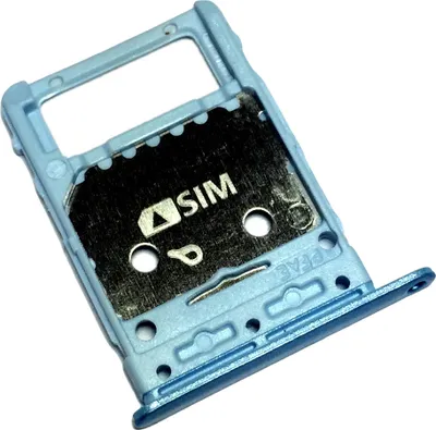 Produktbild von Simkartenhalter und micro-SD Card Fach für Samsung Galaxy Tab S6 Lite, Original Ersatzteil, Blau