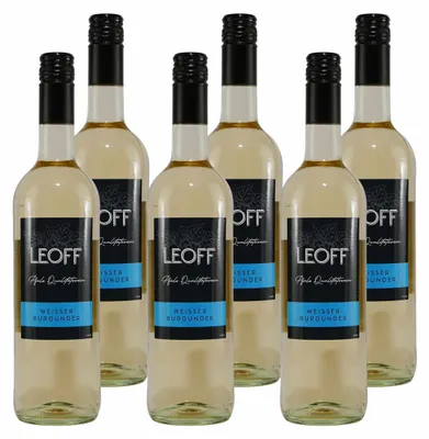 Produktbild von Leoff Weisser Burgunder QbA -trocken- (6 x 0,75L)