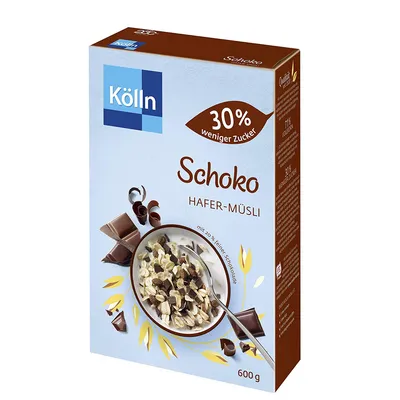 Produktbild von Kölln Müsli Schoko 30 % w. Zucker 600 g