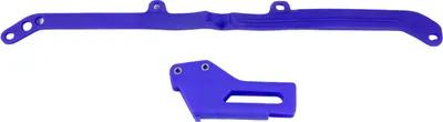 Immagine prodotto di Guida catena e raschiacatenina UFO PLAST per Yamaha YZ F 250 / 450 cc, anno di produzione 2006, colore: blu OEM