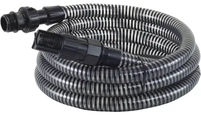 Immagine prodotto di Tubo di aspirazione per pompa da giardino - Tubo flessibile da 4 m - 33,25 mm (1 pollice) - Plastica