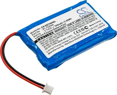 Obrázek produktu pro TECHTEK Baterie kompatibilní s [Educator] 1200 Receivers, 1200 Transmitters, 400 Transmitters, 800 Receivers, 800 Transmitters, ET-400 Transmitters,