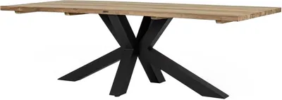 Produktbild von Gartentisch - Teakholz - 240 x 100 cm - Aluminiumgestell