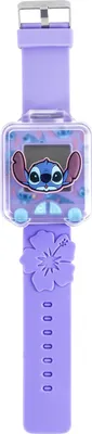 Image de Montre d'apprentissage Stitch avec bracelet violet