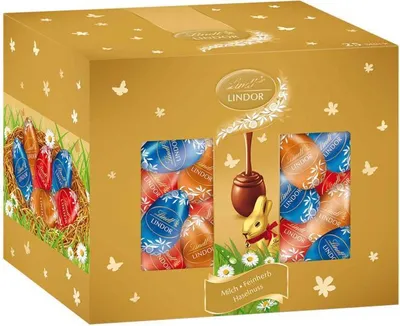 Produktbild von Lindt Lindor Eier Mischung 25er