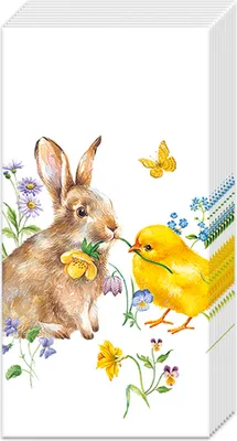Produktbild von Papiertaschentücher "Hase & Küken"