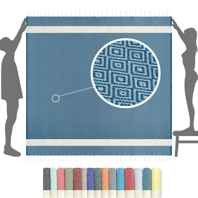 Produktbild von XXL Premium Strandtuch 200x200 cm für den Urlaub