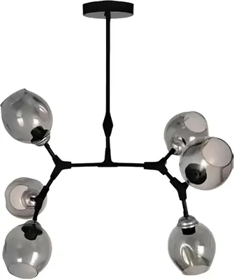 Immagine prodotto di Lampada a soffitto lampadario lampadario a soffitto lampadario moderno vetro nero nuovo