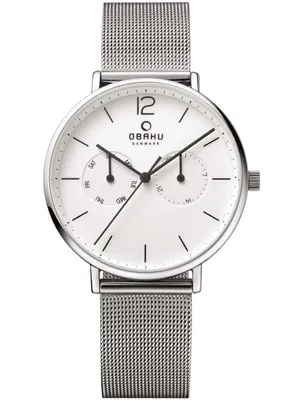 Obrázek produktu pro Obaku Denmark pánské hodinky V182GMCWMC stříbrné