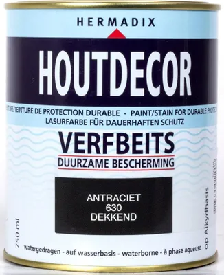 Productafbeelding van Holzdekor 630 anthrazit 750 ml Hermadix