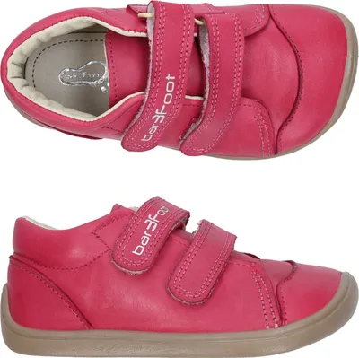 Produktbild von Mädchen Lederschuhe bar3foot 2Be38/L24 Rosa, Klettverschluss, barfuß