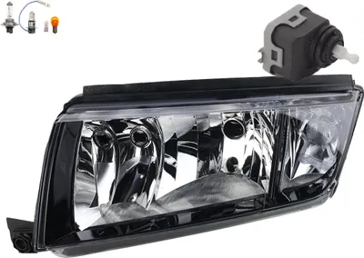 Produktbild von Johns, Scheinwerfer kompatibel zu Skoda Fabia 6Y 09/99-03/08 Links Leuch. m. Stellmotor 6Y0941295 6Y1941015P 6Y1941015F